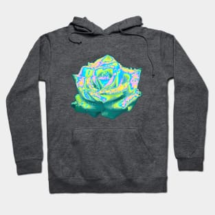 Green Holo Rose Hoodie